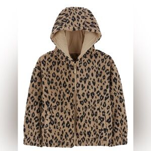 Carter’s Leopard Print Fleece Jacket Size 14